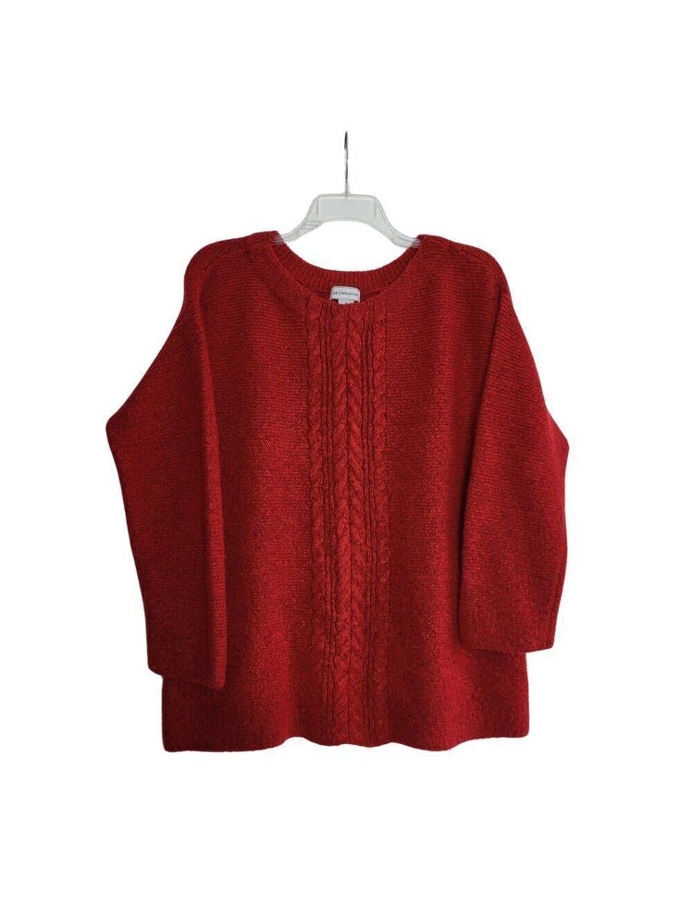 Liz Claiborne XL Red Sweater    B40503
